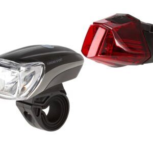 Zestaw lampek rowerowych TURISMO SET 130 lm